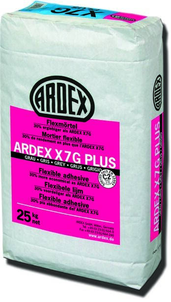 Ardex X7G-Plus  grau  25kg Flexmörtel