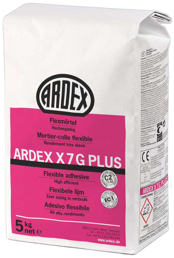 Ardex X7G-Plus grau 5kg Flexmörtel