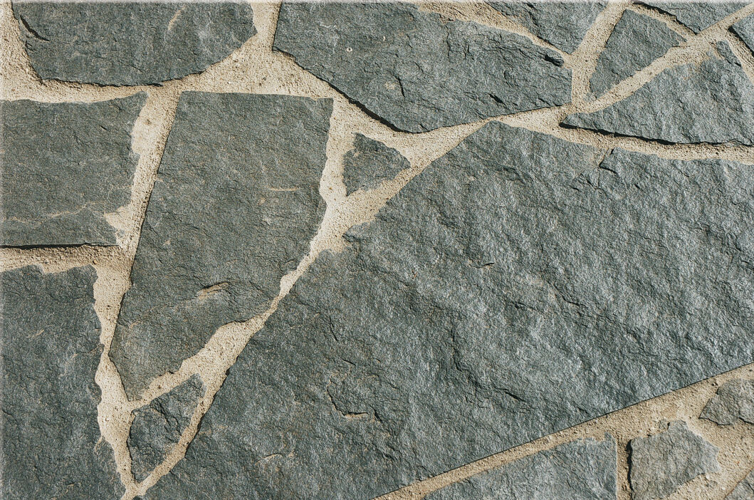 Dark Rock Schiefer anthrazit polygonal