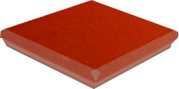 Spaltplatte rot uni 24,0/24,0/1,2 R11