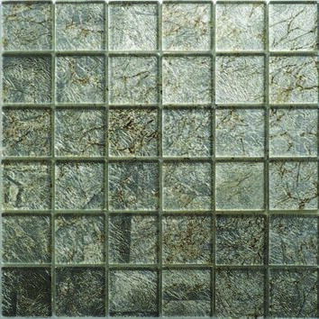 Glas/Marmormosaik grau 4,8/4,8/0,8 Aus