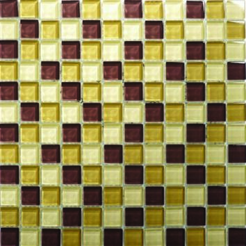 Glasosaik beige/braun glänzend 2,3/2,3