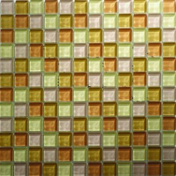 Glasmosaik gelb/orange glänzend 2,3/2,