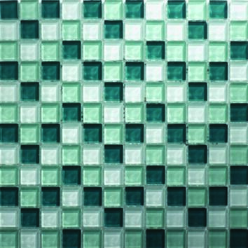 Glasmosaik türkis glänzend 2,3/2,3 Aus