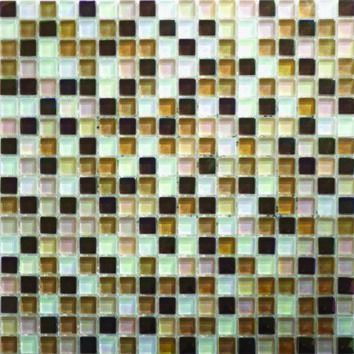 Glasmosaik braun perlmut Mix 1,5/1,5 A
