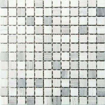 Natursteinmosaik grau mix 2,3/2,3/0,8