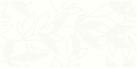 1-Dekor Blume weiß 19,8/39,8/0,7 AUSLA