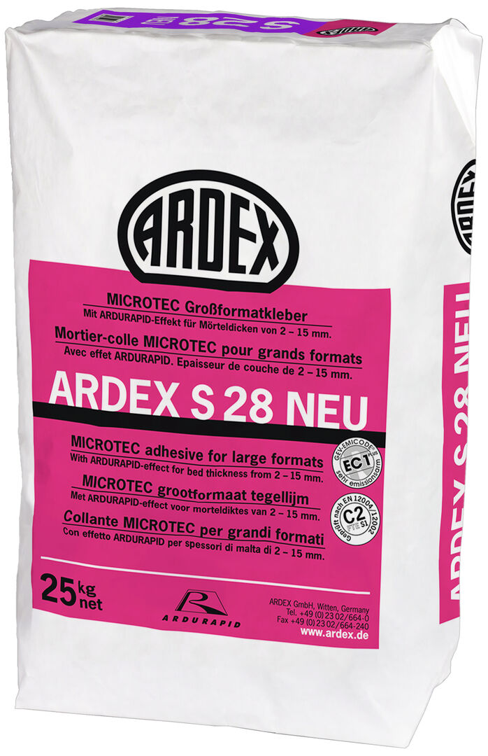 Ardex S28 NEU 25kg Microtec Großformat