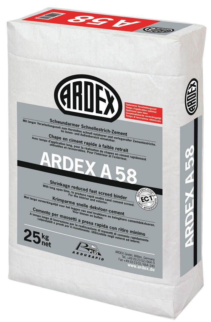 Ardex A58 25 kg schwundarmer Schnelles