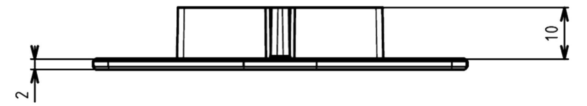 Abstandhalter transparent für Verlegun