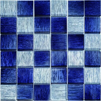 Glas-Mosaik blau-grau 4,8/4,8 Auslaufa