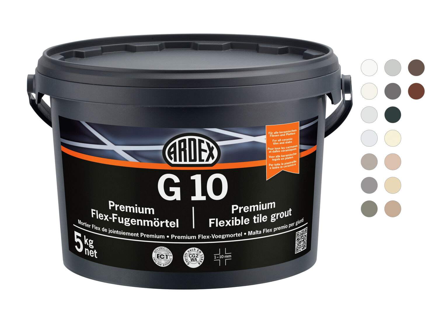 Ardex G10 weiss 5 kg Flex-Fugenmörtel;