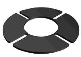 Gummiausgleichsscheibe 2mm stark, d=11