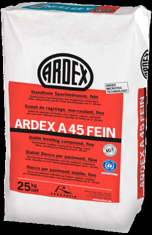 Ardex A45 Fein 25kg Standfeste Spachte