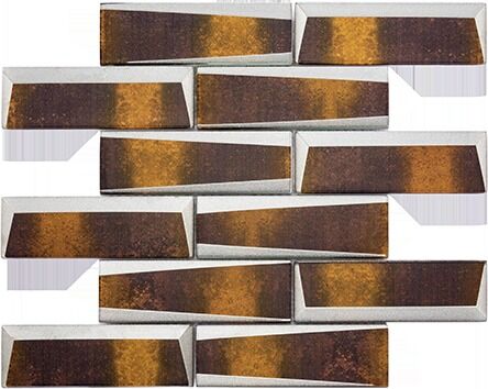 Glas-Mosaik braun 4,8/14,8/0,8 Auslauf