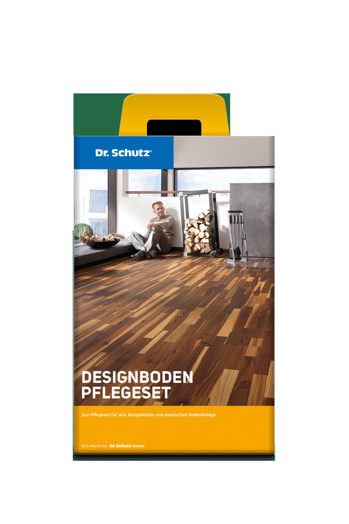 Pflegeset Designboden besteht aus 750m