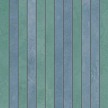 Stäbchenmosaik blau-grün