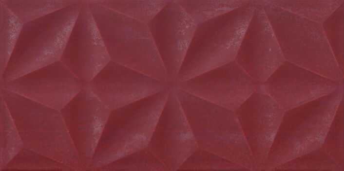 1-Dekor rot matt 29,8/59,8/0,8 rektifi