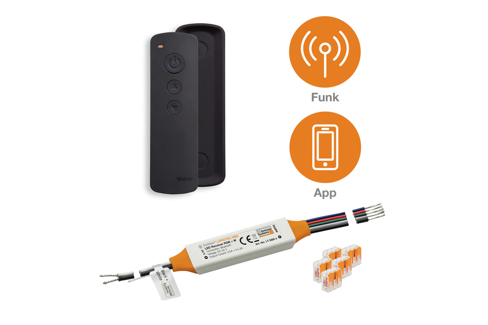 LIPROTEC-EBR RGB+W Bluetooth 24V