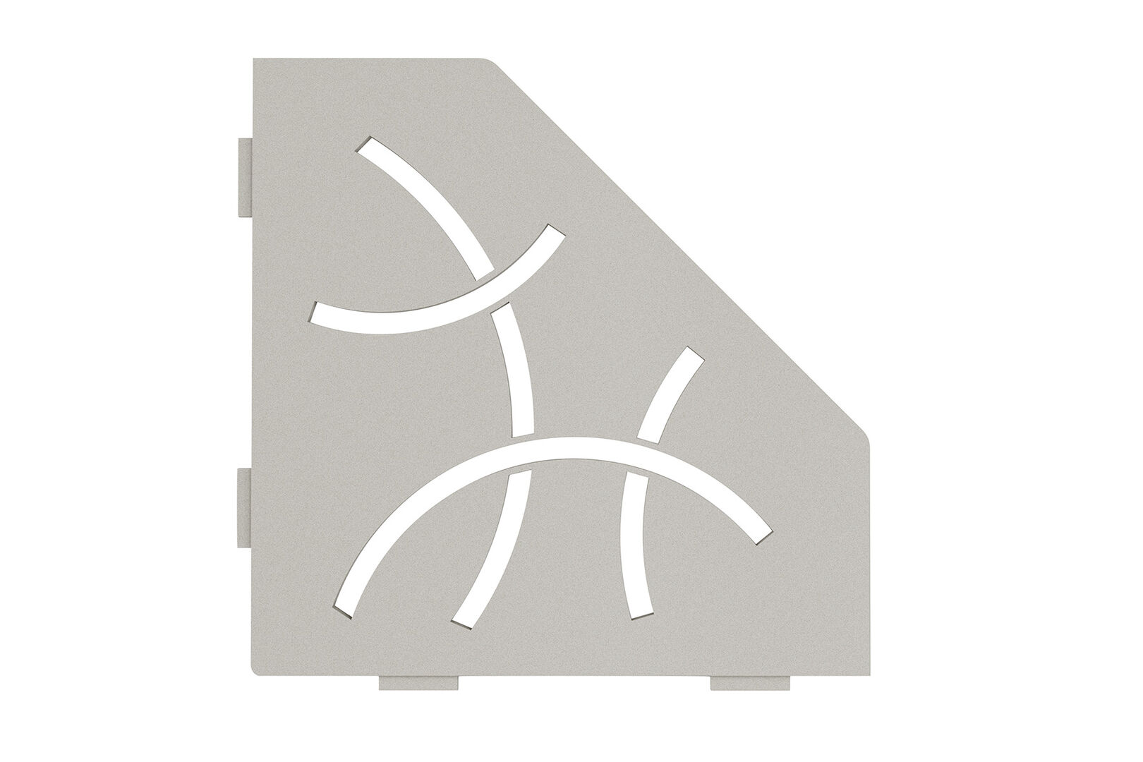 Ablage SHELF-E-S2, Design Curve, Alu;