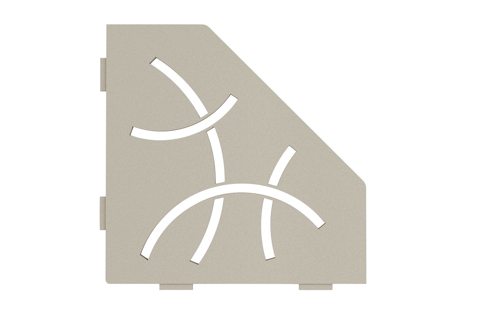 Ablage SHELF-E-S2, Design Curve, Alu;s