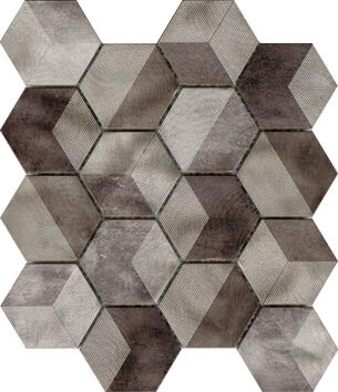 Metallmosaik grau mix 25,8/30/0,8 (1Ma