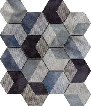 Metallmosaik blau mix 25,8/30/0,8 (1Ma